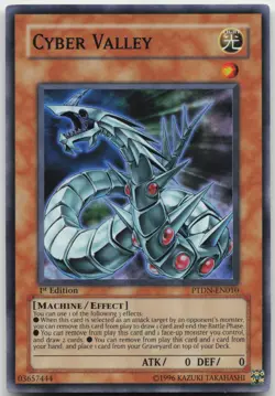 Cyber Valley PTDN-EN010 Super Rare 1st Edition LP Yugioh - Image 2