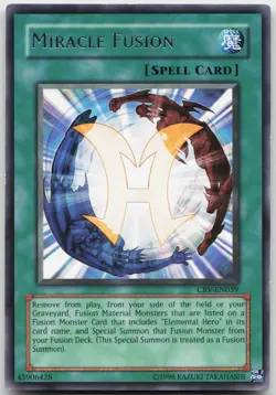 Miracle Fusion CRV-EN039 Rare Unlimited LP Yugioh - Image 2