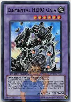 Elemental HERO Gaia CT08-EN011 Super Rare Limited Edition NM Yugioh - Image 1