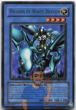 Paladin of White Dragon MFC-026 Ultra Rare Unlimited MP Yugioh - Image 1