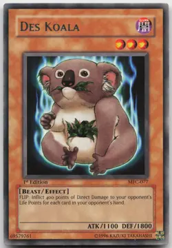 Des Koala MFC-077 Rare 1st Edition NM Yugioh - Image 2