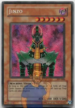 Jinzo PSV-000 Reverse Secret Rare Unlimited MP Yugioh - Image 1