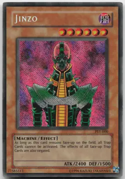 Jinzo PSV-000 Reverse Secret Rare Unlimited MP Yugioh - Image 2