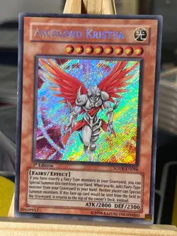 Archlord Kristya SOVR-EN096 Secret Rare 1st Edition Light Play+ Yugioh - Image 1