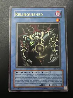 Relinquished SDP-001 Ultra Rare Unlimited Light Play+ Yugioh - Image 1