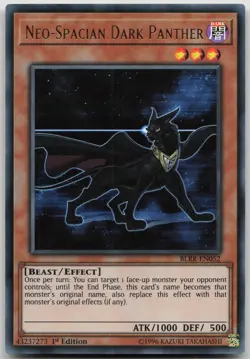 Neo-Spacian Dark Panther BLRR-EN052 Ultra Rare 1st Edition NM Yugioh - Image 2