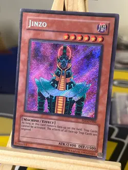 Jinzo PSV-EN000 Secret Rare Worldwide EN Print Light Play+ Yugioh - Image 1