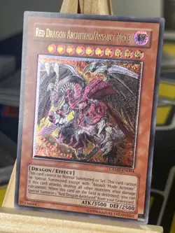 Red Dragon Archfiend/Assault Mode CRMS-EN004 Ultimate UNL EURO NM Yugioh - Image 1