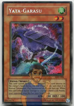 Yata-Garasu LOD-000 Secret Rare Unlimited MP Yugioh - Image 1