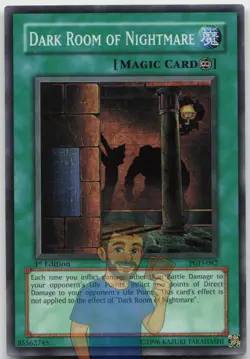 Dark Room of Nightmare PGD-082 Super Rare 1st Edition NM Yugioh - Image 1