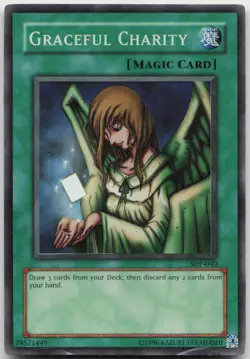 Graceful Charity SDP-040 Super Rare Unlimited MP Yugioh - Image 2