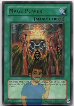 Mage Power LON-050 Ultra Rare Unlimited LP Yugioh - Image 1