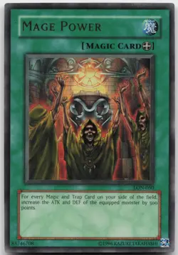 Mage Power LON-050 Ultra Rare Unlimited LP Yugioh - Image 2