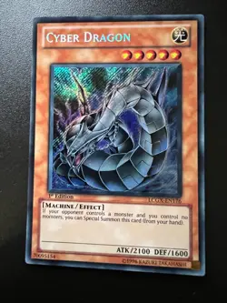Cyber Dragon LCGX-EN176 Secret Rare 1st Edition EURO Near Mint Yugioh - Image 1