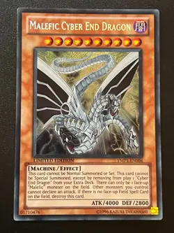 Malefic Cyber End Dragon YMP1-EN004 Secret Rare Light Play+ Yugioh - Image 1