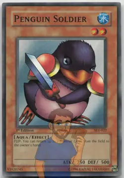 Penguin Soldier SDJ-022 Super Rare 1st Edition NM Yugioh - Image 1