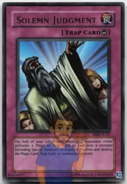 Solemn Judgment MRD-E127 Ultra Rare Unlimited LP Yugioh - Image 1