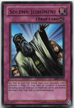 Solemn Judgment MRD-E127 Ultra Rare Unlimited LP Yugioh - Image 2