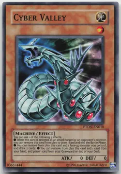 Cyber Valley PTDN-EN010 Super Rare Unlimited NM Yugioh - Image 2