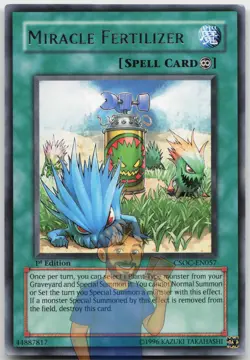 Miracle Fertilizer CSOC-EN057 Rare 1st Edition NM Yugioh - Image 1