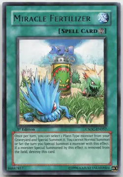 Miracle Fertilizer CSOC-EN057 Rare 1st Edition NM Yugioh - Image 2