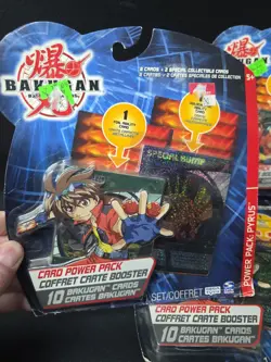 Bakugan Battle Brawlers Card Power Pack 2008 Sega Toys SEALED/NEW RARE Booster - Image 2