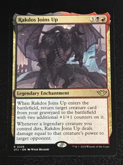 MTG Outlaws of Thunder Junction Rakdos Joins Up 0225 NM Rare - Image 1