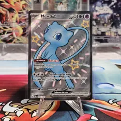 Mew ex 216/091 Shiny Ultra Rare SV: Paldean Fates Pokemon TCG NM - Image 1