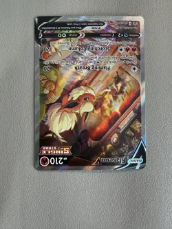 Authentic FlareonV SWSH179 + Flareon Vmax SWSH180 +Jumbo Full Art Promo Pokemon - Image 4