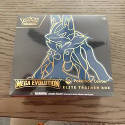 Pokemon Center Mega Evolution Lucario Elite Trainer Box ETB PKC Exclusive - Image 1