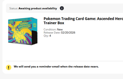 Pokemon TCG Ascended Heroes Elite Trainer Box (ETB) PRESALE - Image 1