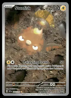STUNFISK - 202/191 Illustration Rare Surging Sparks Pokemon NM - Image 1