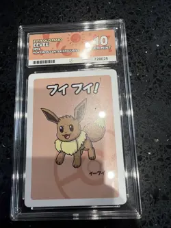 ACE 10 Gem Mint 2019 Pokemon Japanese Old Maid Eevee Pokemon Center Exclusive - Image 1