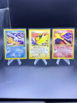 Pokemon TCG - Moltres 21 Articuno 22 Zapdos 23 Wizards Black Star Promo - Image 1