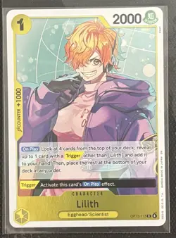 Lilith OP13-113 R One Piece Carrying On His Will Foil Card - Image 1