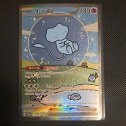 Pokemon Mew ex SV: Paldean Fates Special Illustration Rare Holo Card 232/091 - Image 1