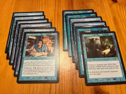 Lot Of 12 Blue MTG Cards Some Vintage - Great Value! Magic The Gathering Lots - Image 1