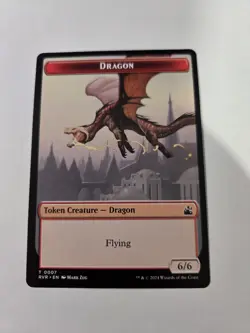 Dragon Token Ravnica Remastered NM RVR MTG - Image 1