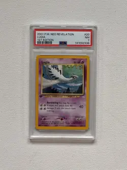 Pokemon Neo Revelation 1st Edition Lugia 20/64 PSA 7 - Image 1