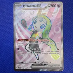 Meloetta ex 159/086 Ultra Rare Black Bolt Pokemon - Image 1