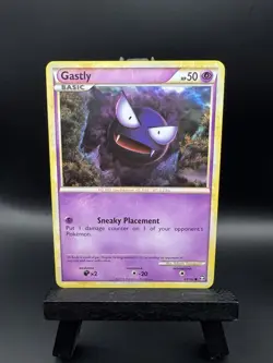 Pokemon Gastly 63/102 Triumphant Regular Common MP - Image 1
