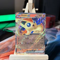 Pokemon - Victini ex - 033/197 - SV Obsidian Flames - Half Art Card - Image 1
