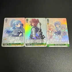 3x SR Holo Foils Weiss Schwarz Kadokawa Sneaker Bunko Vol. 2 - Image 1