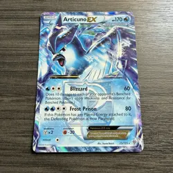 Pokemon TCG Articuno EX Ultra Rare Holo Card Plasma Storm 25/135 - Image 1