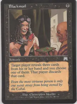 Blackmail x4 Onslaught MtG NM - Image 1