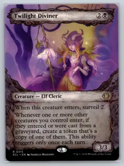 Twilight Diviner (Showcase) Lorwyn Eclipsed Regular - Image 1