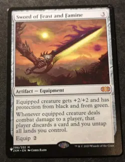 Sword Of Feast And Famine - The List - MTG - EN - NM - 296/332 - Image 1