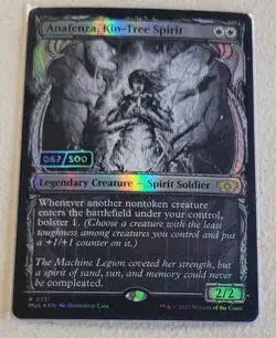 MTG Anafenza, Kin-Tree Spirit (Serial Numbered) - March of the Machine 067/500 - Image 1