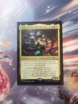 MTG Toph, the First Metalbender #247- TLA- Regular Rare- NM Condition - Image 1