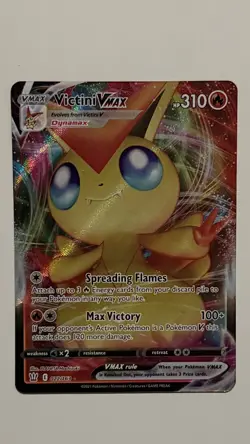 Pokemon TCG Victini VMAX Sword & Shield - Battle Styles 022/163 Holo Ultra Rare - Image 1